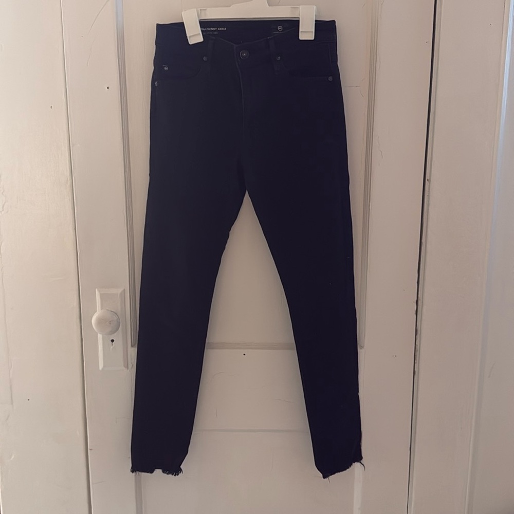Adriano Goldschmiede “The Farrah Skinny Ankle” High Rise Skinny Ankle Jeans